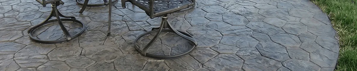 Garden relaxation area with professionally installed stone flooring in Anaheim CA